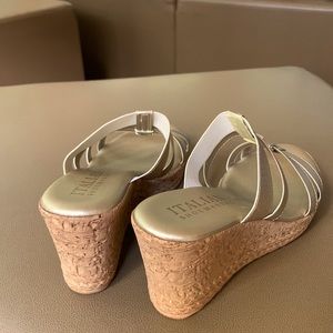 Wedge gold/beige sansals